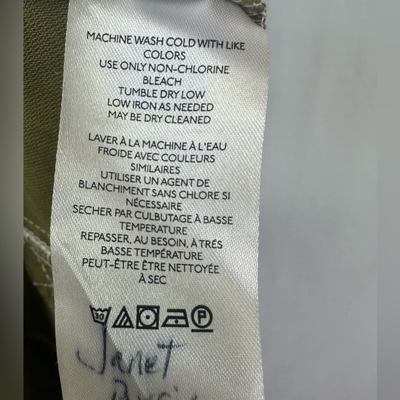 Anthropologie Jackson Tapered Utility Pants Size US 8P Green Joggers - Picture 10 of 13